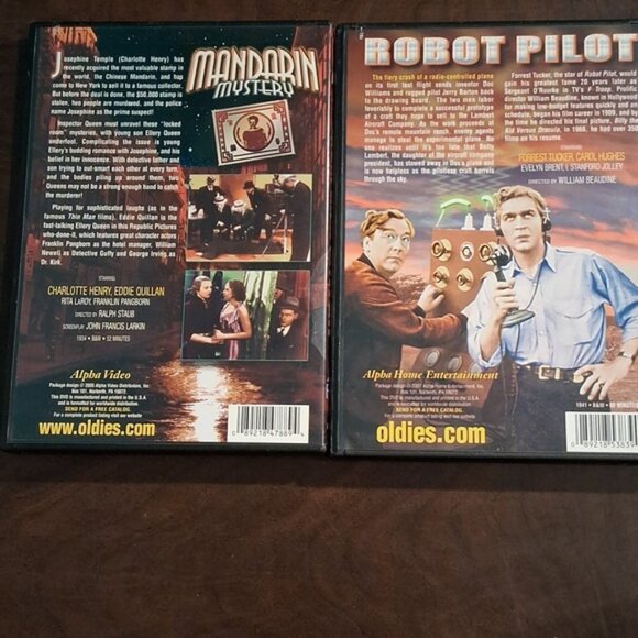 2 western DVDs - Robot Pilow & Manderin Mystery - Picture 2 of 5